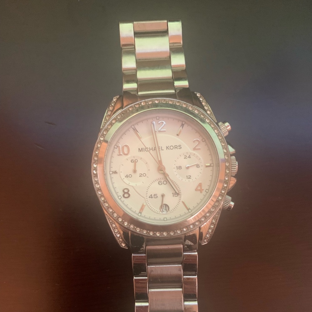 Michael Kors Blair Stainless Steel Chronograph Women’s Watch